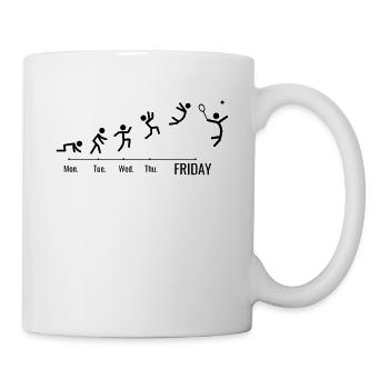 Tennis Tennis Ball Tennis Player Weekend Tennis - Mug - white - Right