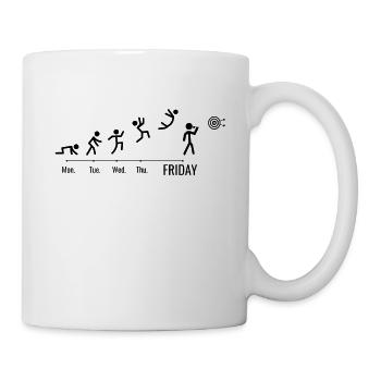 Jeu de fléchettes Dartboard Darts Darts - Mug blanc - blanc - Droite