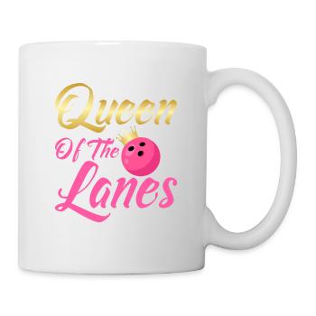 Queen Of The Lanes Team Player StrikeBowling - Mug - white - Right