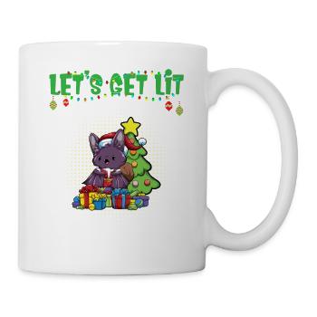 Let's Get Lit Advent Season Christmas Party X-Mas - Mug - white - Right