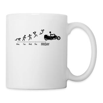 Trike Trike Rider Motor Trike Weekend Trike Bike - Mug - white - Right
