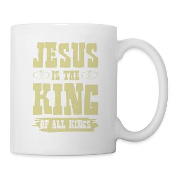 Jesus is King - Tasse - Weiß - Rechts