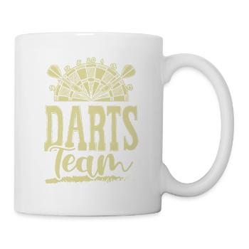 darts team - Tasse - Weiß - Rechts