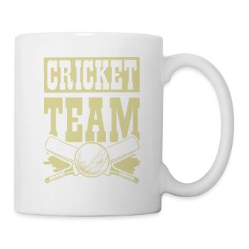 Cricket Team - Tasse - Weiß - Rechts