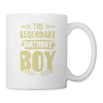 Legendary Birthday Boy - Tasse - Weiß - Rechts