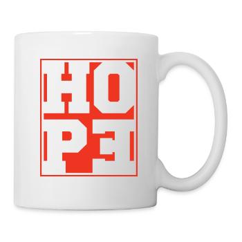 Hope - Tasse - Weiß - Rechts