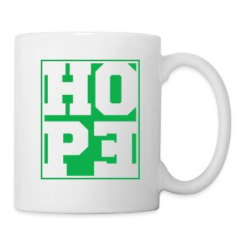 Hope - Tasse - Weiß - Rechts