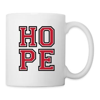 Hope - Tasse - Weiß - Rechts