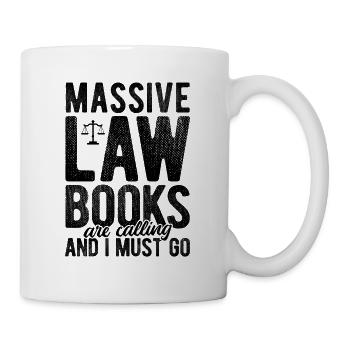 Richter Jurist Anwalt - Tasse - Weiß - Rechts