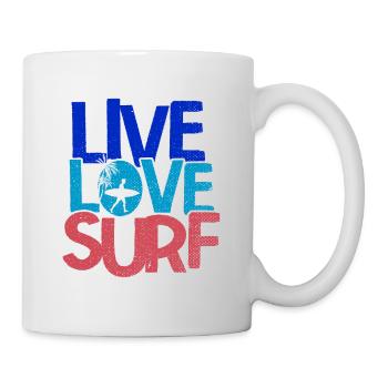 Surfen Wellenreiten Für Surfing - Tasse - Weiß - Rechts