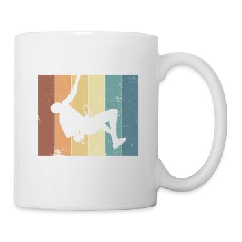 Klettern Bouldern - Tasse - Weiß - Rechts