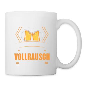 Das Leben Ist An Manchen Tagen Halt Nur Im - Tasse - Weiß - Rechts
