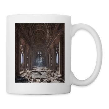 Griechische Mythology Tempel Ruinen Griechenland - Tasse - Weiß - Rechts