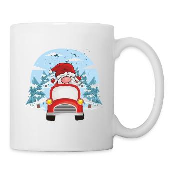 Funny Santa Claus Gnom - Christmas - Mug - white - Right