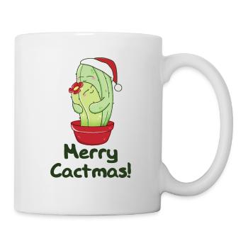 Merry Cactma's Funny Cacti Plants Wordplay - Mug - white - Right