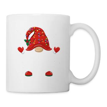Noël Nain Nana Gnome Familles de Noël - Mug blanc - blanc - Droite