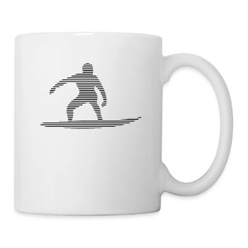 Surf - Mug blanc - blanc - Droite