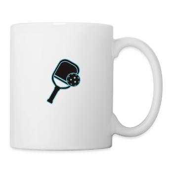 Avant j’étais normal maintenant j’ai un pickleball - Mug blanc - blanc - Droite