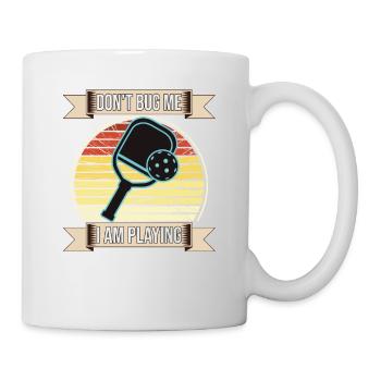 Ne me dérangez pas, je joue au pickleball - Mug blanc - blanc - Droite