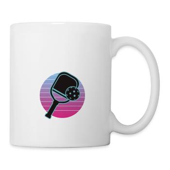 De vrais gars jouent au pickleball - Mug blanc - blanc - Droite