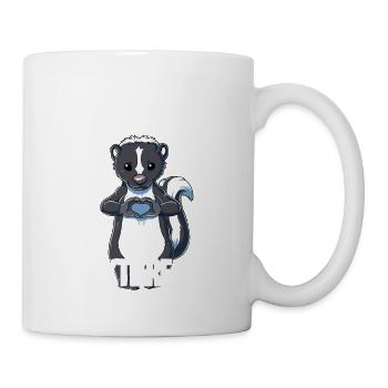 Ich mag halt einfach Stinktiere - Tasse - Weiß - Rechts