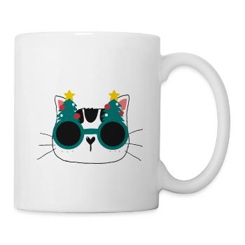 Joyeux Noël Drôle de Chemise de Noël - Mug blanc - blanc - Droite