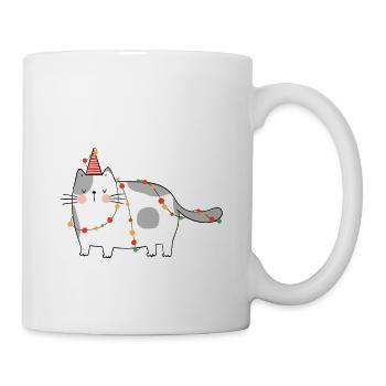 Merry Christmas Lustiges Weihnachtsshirt - Tasse - Weiß - Rechts