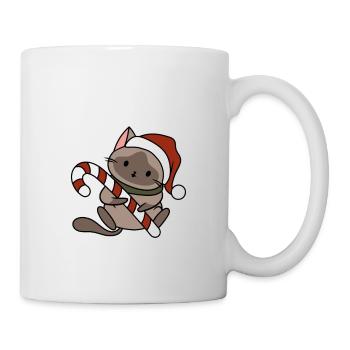 Merry Christmas Lustiges Weihnachtsshirt - Tasse - Weiß - Rechts