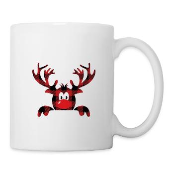 Joyeux Noël Drôle de Chemise de Noël - Mug blanc - blanc - Droite
