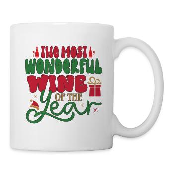 The Most Wonderful Wine Of The Year - Tasse - Weiß - Rechts