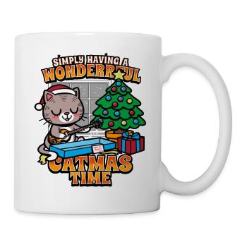 Christmas Wonderful Catmas Time - Mug - white - Right