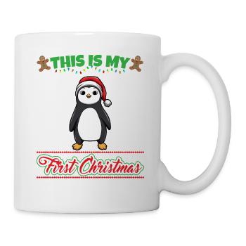 C’est mon premier Noël Noël un an X-Mas - Mug blanc - blanc - Droite