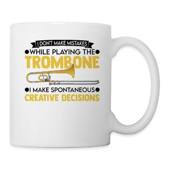 Trombone Creative Choices Tromboniste - Mug blanc - blanc - Droite