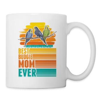 Budgerigar Mama Welli Perruche Perruche Perruche - Mug blanc - blanc - Droite