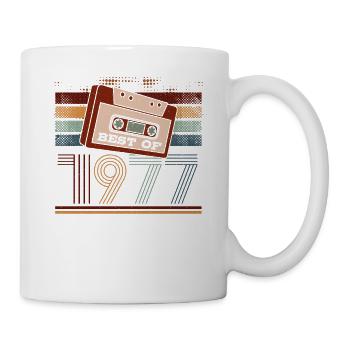 Best Of 1977 | Birthday Shirt | Birthday - Mug - white - Right
