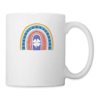 Green four-leaf clover Rainbow St. - Mug - white - Right