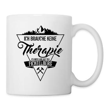 Erzgebirge Fichtelberg - Tasse - Weiß - Rechts