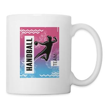 Handball Team Spielerin - Tasse - Weiß - Rechts