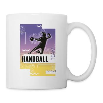 Handball Team Spielerin - Tasse - Weiß - Rechts