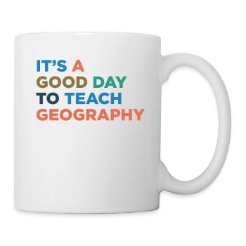 Geografielehrer Unterrichten - Tasse - Weiß - Rechts
