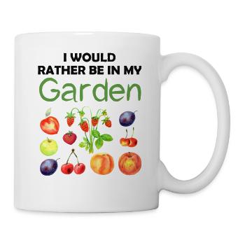 Jardin drôle Dicton Hobby Gardener Idée cadeau - Mug blanc - blanc - Droite