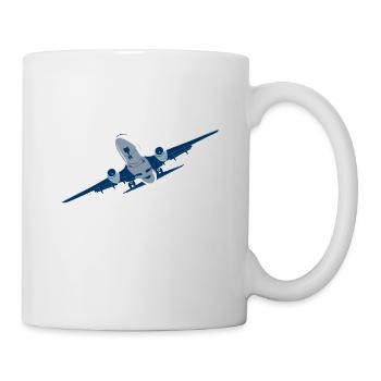 Pilot Dad Like A Normal Dad But Way Cooler Airline - Tasse - Weiß - Rechts