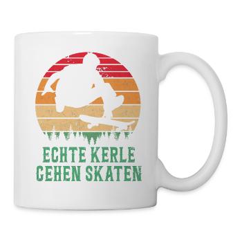 Skateboarder Skateboarding Skaten Skater - Tasse - Weiß - Rechts