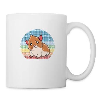 Je préfère être avec mon hamster - Mug blanc - blanc - Droite