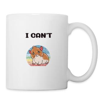 Je préfère être avec mon hamster - Mug blanc - blanc - Droite