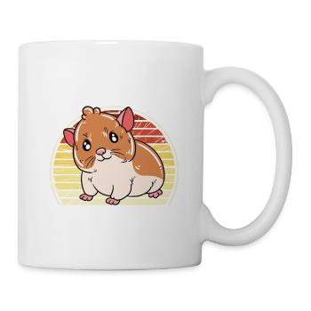 Je préfère être avec mon hamster - Mug blanc - blanc - Droite
