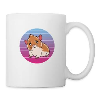 Je préfère être avec mon hamster - Mug blanc - blanc - Droite