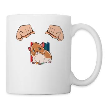 Je préfère être avec mon hamster - Mug blanc - blanc - Droite