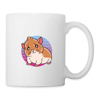 Je préfère être avec mon hamster - Mug blanc - blanc - Droite