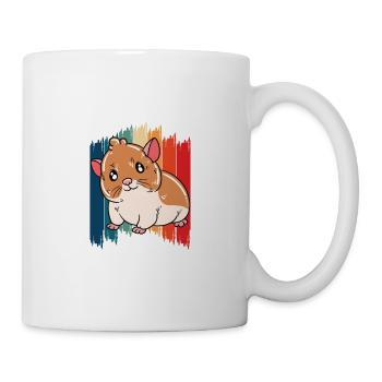 Je préfère être avec mon hamster - Mug blanc - blanc - Droite